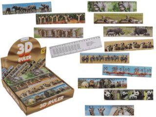 Obrázek z Pravítko zoo 21x4,5cm, 12dr (120) 